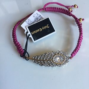 JUICY COUTURE adjustable woven bracelet